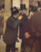 Edgar Degas At the Stock Exchange (mk06) oil painting reproduction